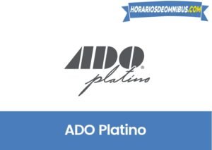 Ado Platino Horarios Boletos Precios Terminales Tel Fono